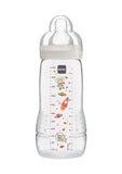 MAM Easy Active™ Πλαστικό Μπιμπερό 4+ Μηνών 330ml Γκρι (361SU)