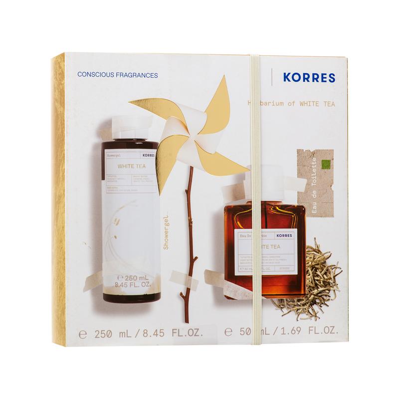 Korres Promo White Tea Eau De Toilette 50ml & Shower Gel 250ml