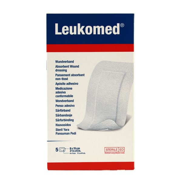 BSN Medical Leukomed Αποστειρωμένα Επιθέματα 8cmx15cm 5τμχ