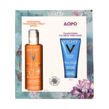 Vichy Capital Soleil Cell Protect Λεπτόρρευστο Γαλάκτωμα Spray SPF50+ 200ml & Δώρο Ideal Soleil Soothing After-Sun Milk 100ml