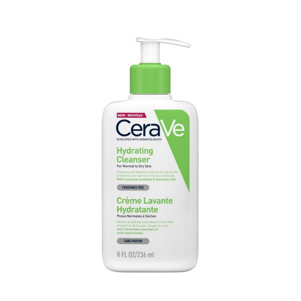 CeraVe Hydrating Cleanser Κρέμα Καθαρισμού για Κανονική έως Ξηρή Επιδερμίδα 236ml