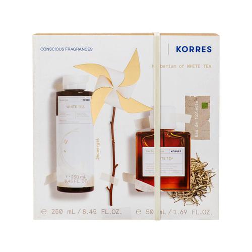 Korres Promo White Tea Eau De Toilette 50ml & Shower Gel 250ml