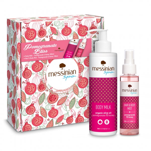 Messinian Spa Beauty Box Pomegranate Bliss – Σετ περιποίησης σώματος και μαλλιών με ρόδι & μέλι