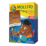 Mollers Omega 3 για Παιδιά 36 Ζελεδάκια Με Θαυμάσια Γεύση Cola