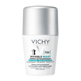 Vichy Invisible Resist 72H Roll-On Αποσμητικό Κατά Των Σημαδιών 50ml