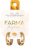 Farma Bijoux Υποαλλεργικά Σκουλαρίκια Επιχρυσωμένοι Κρίκοι 20mm