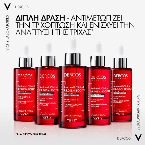 Vichy Dercos Aminexil Clinical R.E.G.E.N. Booster Ορός Κατά Της Τριχόπτωσης 90ml