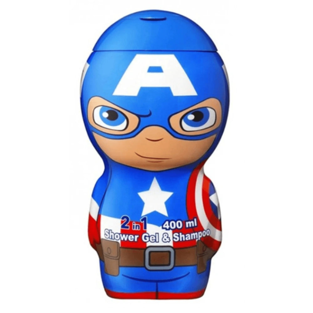Air-Val Captain America 2in1 Shower Gel & Shampoo 400ml