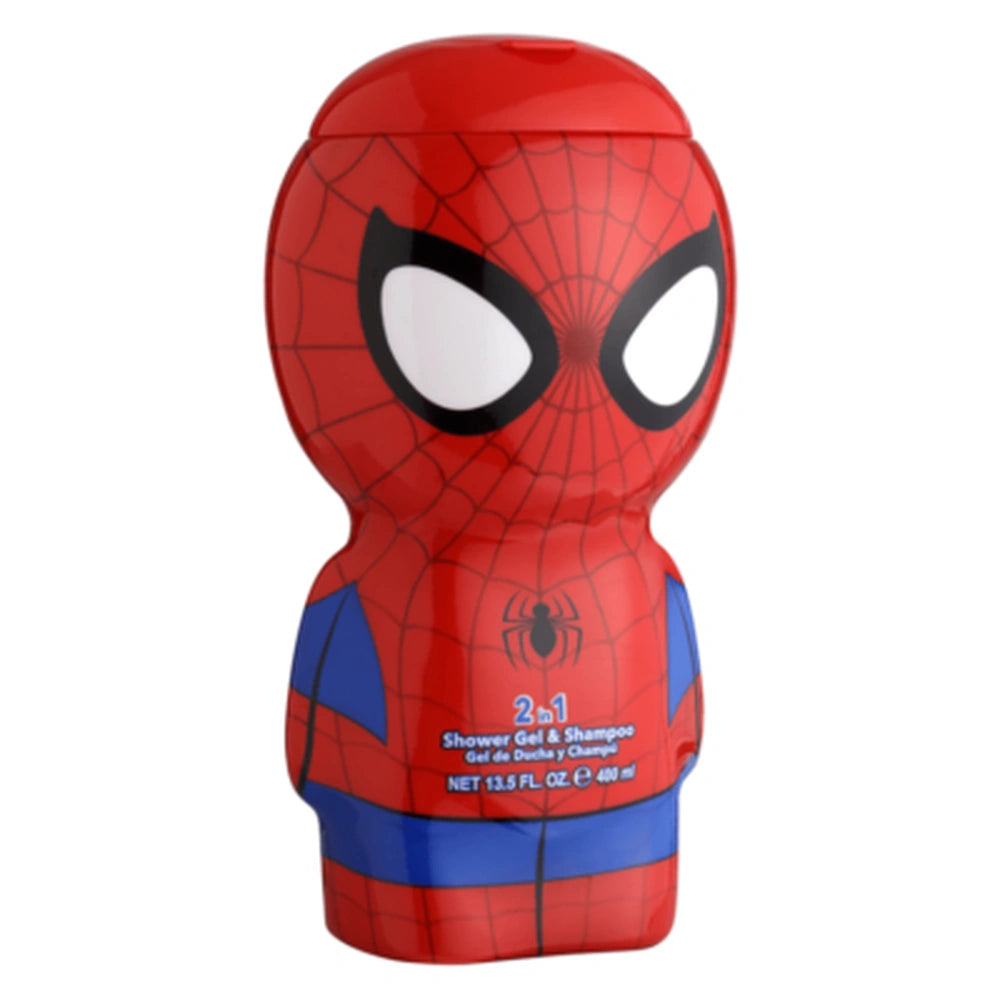 Air-Val Marvel Spiderman 2in1 Shower Gel & Shampoo 400ml με λευκό φόντο