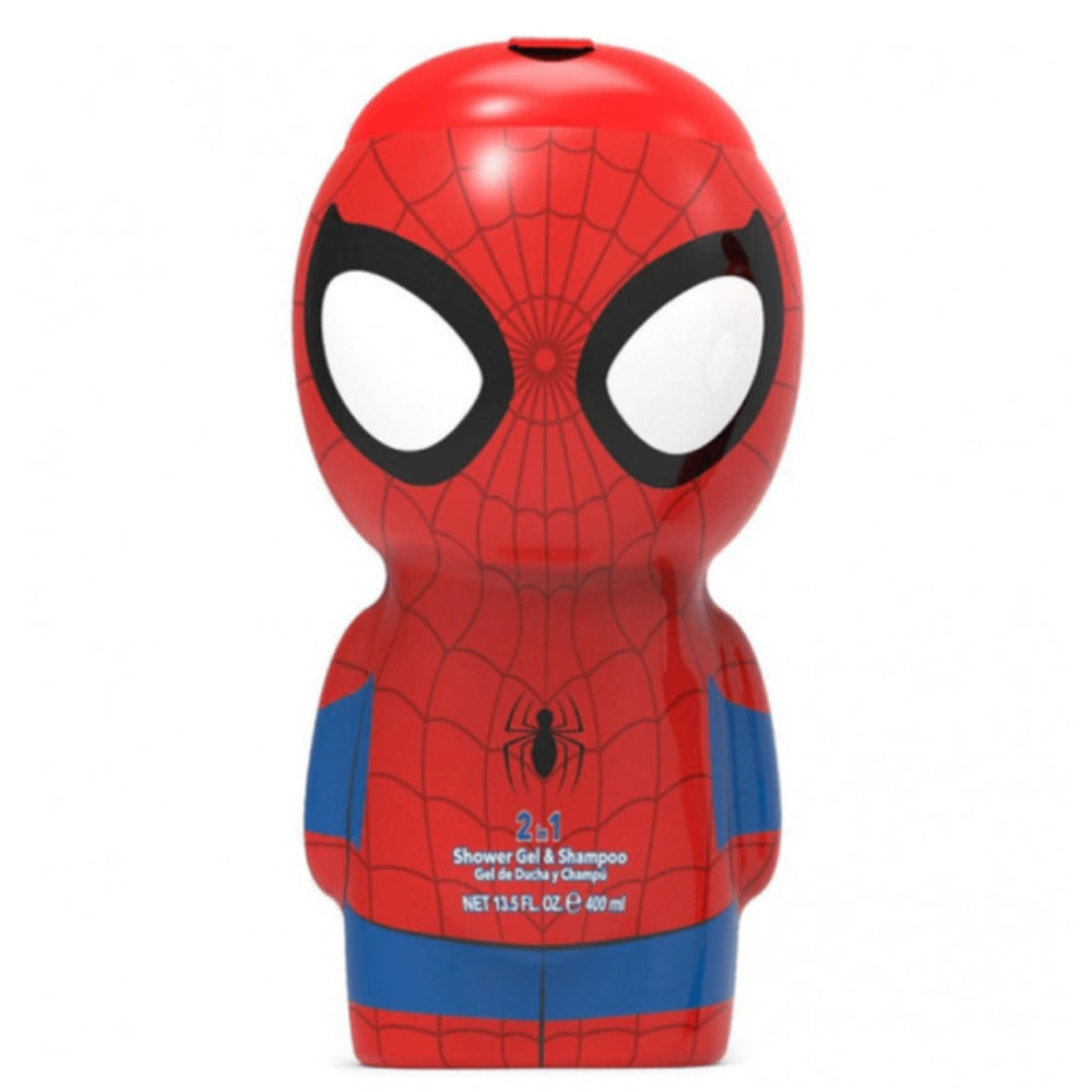 Air-Val Marvel Spiderman 2in1 Shower Gel & Shampoo 400ml με λευκό φόντο