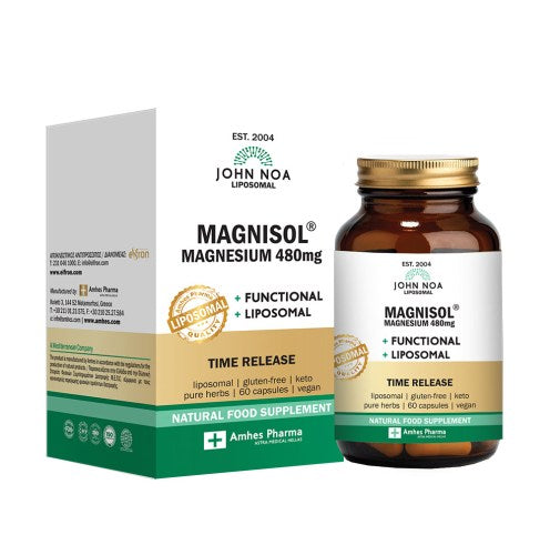 JOHN NOA Magnisol Magnesium 480 mg Λιποσωμιακό 60 Time Release Caps