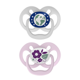 Dr Brown's Advantage Night Σιλικόνης για Κορίτσι 6-18m 2τμχ