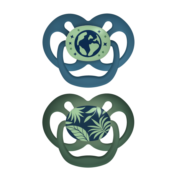 Dr Brown's Advantage Night Σιλικόνης για Αγόρι 6-18m 2τμχ