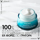 Vichy Mineral 89 100h Moisture Boosting Cream Rich Ενυδατική Κρέμα Με Πλούσια Ύφη 50ml