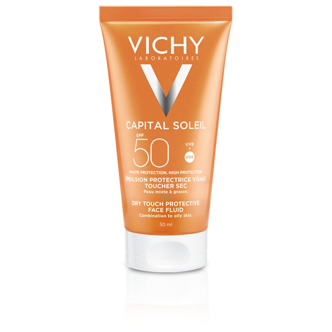 Vichy Capital Soleil Αντιηλιακή Κρέμα Προσώπου Για Ματ Αποτέλεσμα spf50 50ml