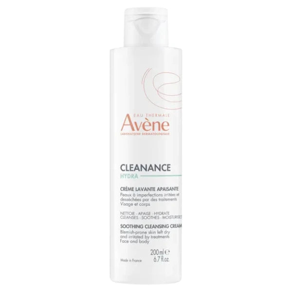 Avene Cleanance Hydra Soothing Cleansing Cream 200ml για Ξηρό και Ερεθισμένο Δέρμα