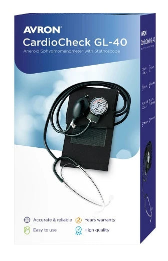 Avron CardioCheck GL-40 Σφυγμομανόμετρο με στηθοσκόπιο - Συσκευασία