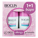 Bioclin Promo Deo Allergy Alcohol Free Αποσμητικό σε Roll-On 1+1 Δώρο (2x50ml)