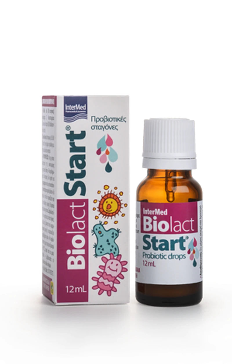 Biolact Start Probiotic Drops 12ml - Προβιοτικές Σταγόνες για Παιδιά & Βρέφη