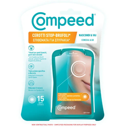 Compeed Επιθέματα για Σπυράκια Conceal & Go 15 Τεμάχια