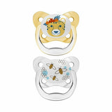 Dr Brown's Ορθοδοντικές Πιπίλες Σιλικόνης για 6-18 μηνών 2τμχ