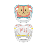 Dr Brown's Prevent Πιπίλα Σιλικόνης Λιονταράκι-Roar 0-6 μηνών 2τμχ