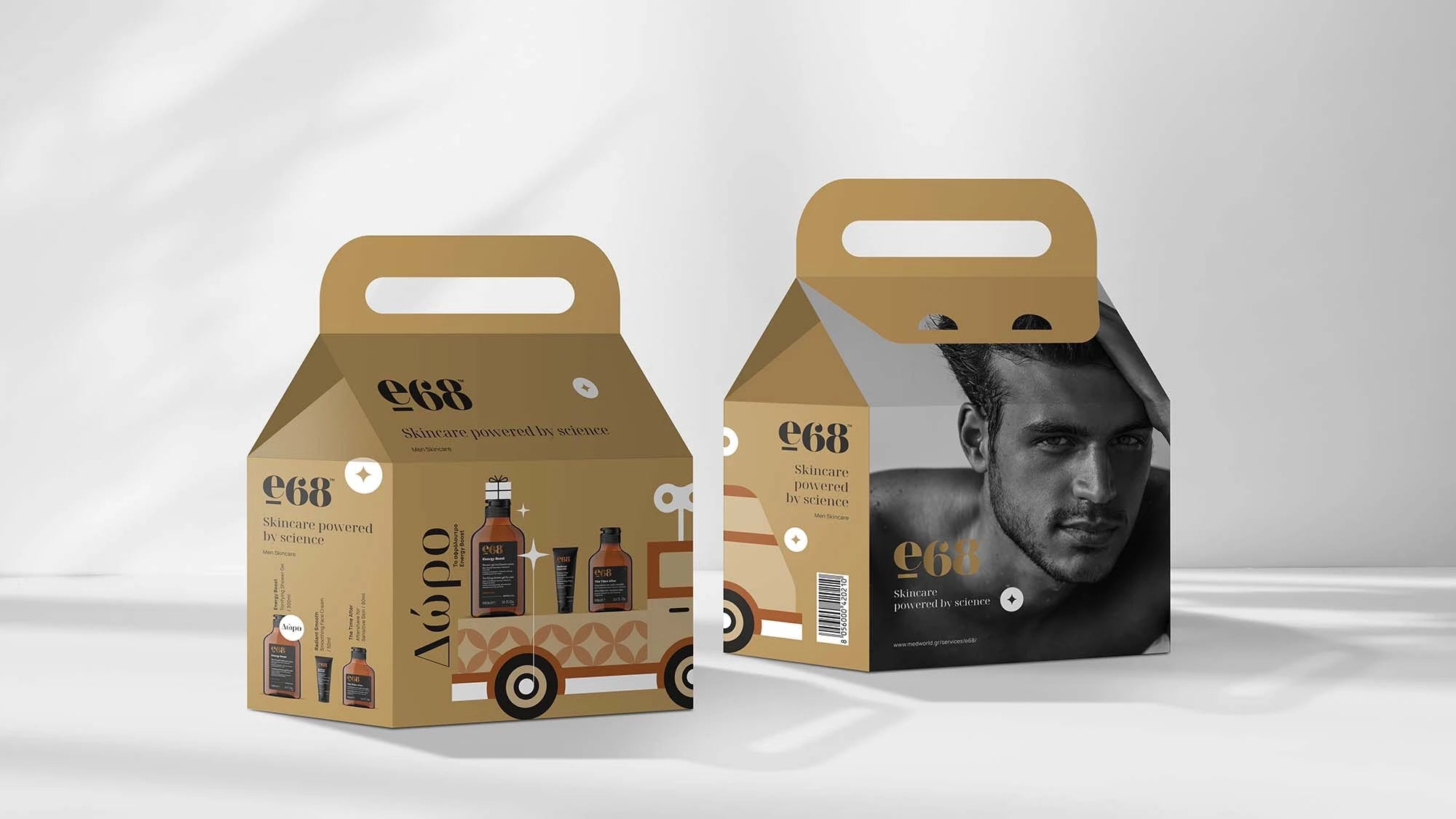 E68 Men Skin Care Promo Pack After shave