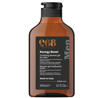 E68 Energy Boost Ανδρικό Τονωτικό Αφρόλουτρο με Υαλουρονικό Οξύ και Καρύδα 300ml