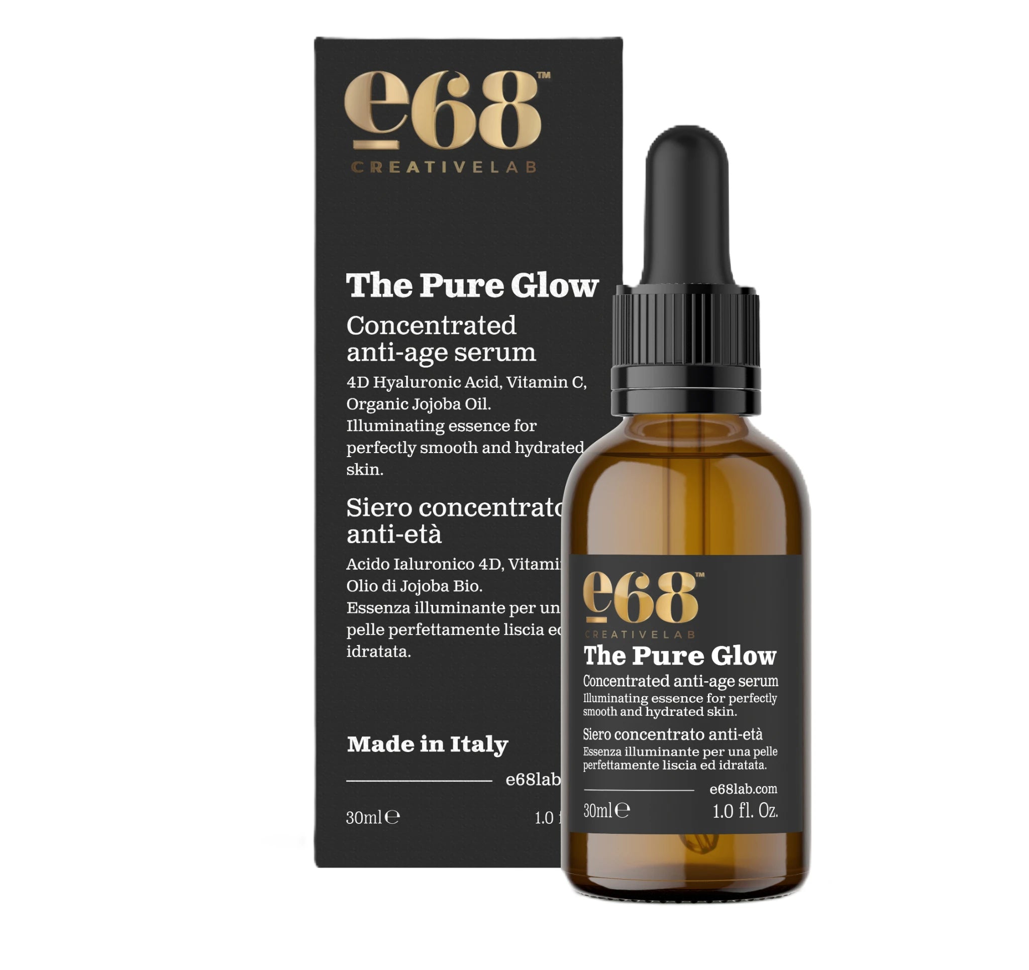 E68 The Pure Glow Concentrated Anti-Aging Serum 30ml