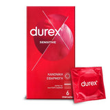 Durex Sensitive Κανονική Εφαρμογή 6τμχ.