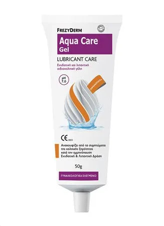 Frezyderm Aqua Care Gel - Λιπαντικό ενυδατικό gel για ξηρότητα της ευαίσθητης περιοχής, pH 7.0