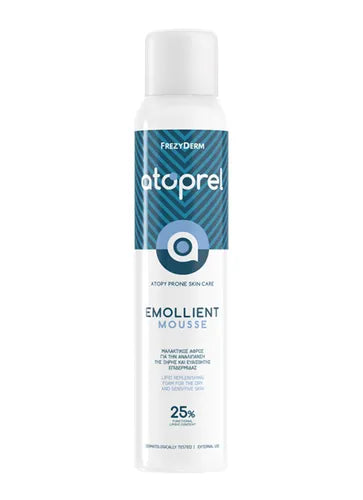 Frezyderm Atoprel Emollient Mousse - Ενυδατική mousse για ατοπική δερματίτιδα και ευαίσθητο δέρμα