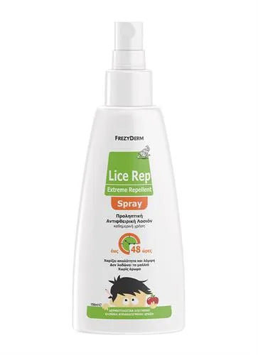 Frezyderm Lice Rep Extreme Repellent Spray – Αντιφθειρικό Σπρέι για Πρόληψη Ψειρών 150ml