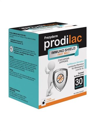 Frezyderm Prodilac Immuno Shield Fast Melt 30 φακελίσκοι - Συμπλήρωμα Διατροφής για το Ανοσοποιητικό