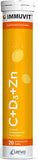 Immuvit C+D3+Zn 20 Αναβράζοντα Δισκία με Γεύση Λεμόνι
