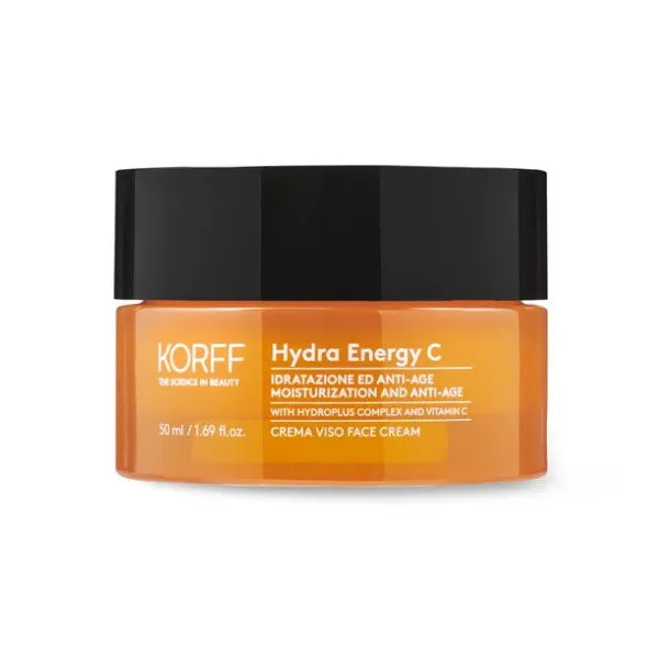 Korff Hydra Energy C Face Cream 50ml – Κρέμα Προσώπου με Βιταμίνη C για Λάμψη, Ενυδάτωση και Αντιγήρανση