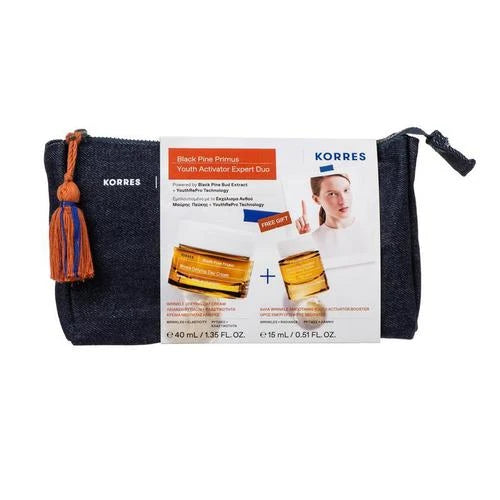 Korres Black Pine Primus Youth Activator Expert Duo - Κρέμα Ημέρας & Serum σε Νεσεσέρ