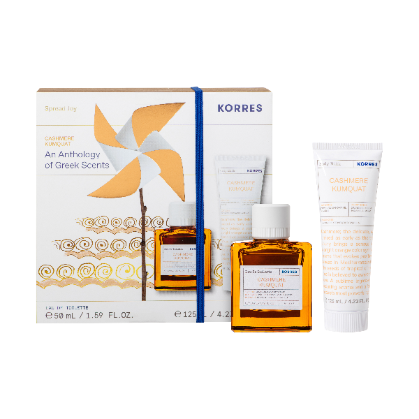 Korres Cashmere Kumquat Σετ Αρώματος και Body Milk