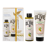 Korres Pure Greek Olive Honey Pear Gift Set Showergel & Body Cream