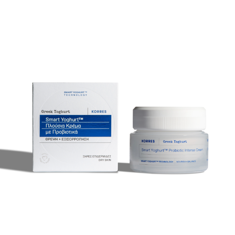 Korres Smart Yoghurt Probiotic Intense Cream Πλούσια Κρέμα με Προβιοτικά για Θρέψη και Εξισορρόπηση της Επιδερμίδας