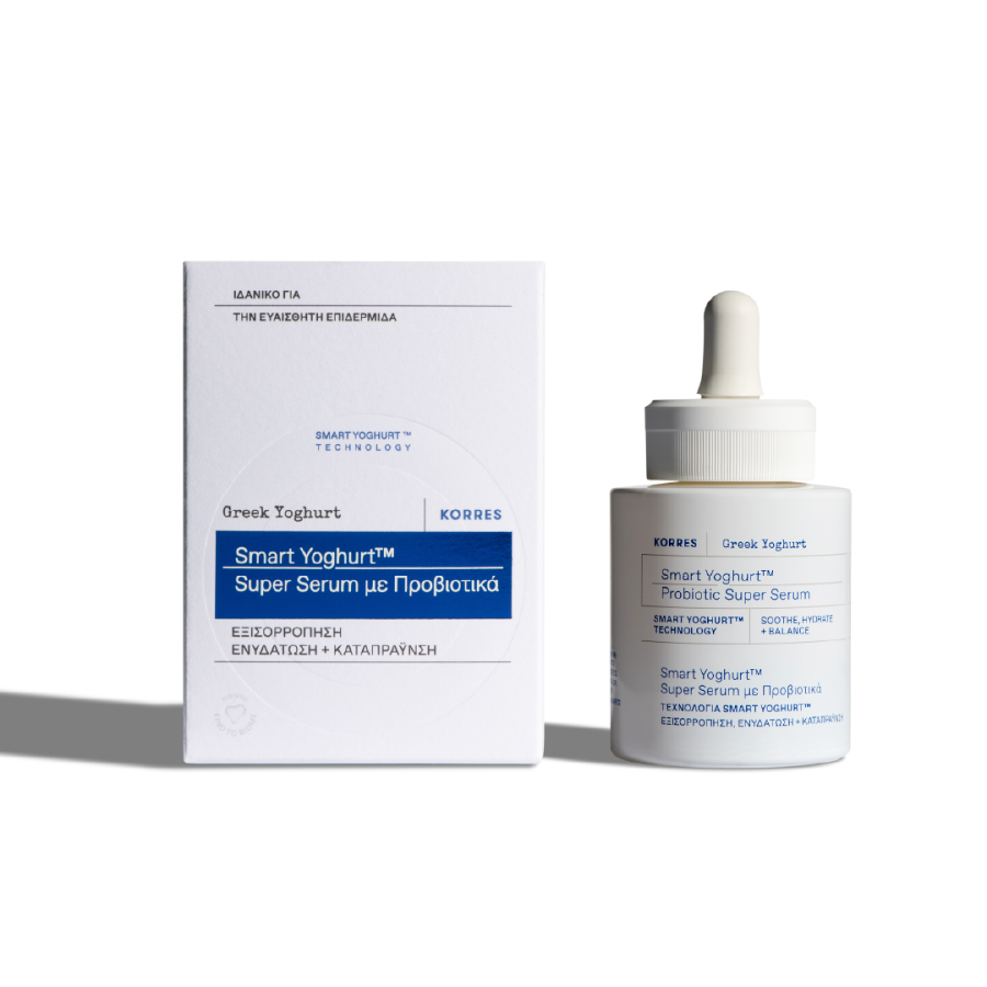 Korres Smart Yoghurt Probiotic Super Serum για Ενυδάτωση, Καταπράυνση και Εξισορρόπηση της Επιδερμίδας
