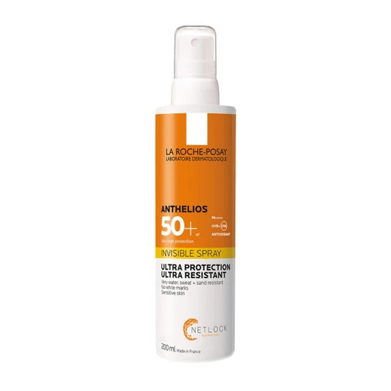 La Roche-Posay Anthelios Invisible Spray SPF50 200ml – Αντηλιακό Σπρέι Πολύ Υψηλής Προστασίας