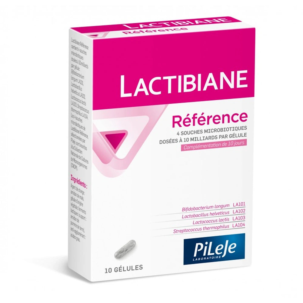 Lactibiane Référence 10 Capsules PiLeJe – Προβιοτικά για Ισορροπημένη Εντερική Χλωρίδα και Πεπτική Υγεία