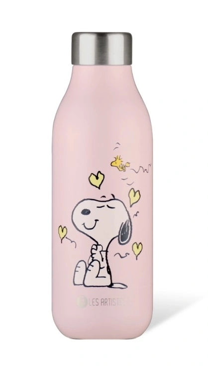 Θερμός Les Artistes Snoopy 500ml σε ροζ χρώμα