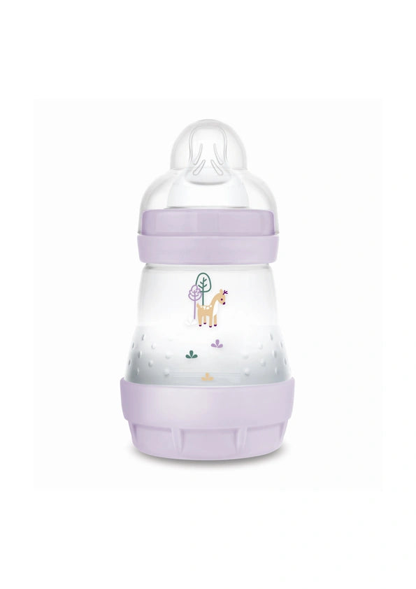 MAM Easy Start Anti-Colic Μπιμπερό 160ml Μωβ με Σχέδιο Καμηλοπάρδαλη – Από Νεογέννητο