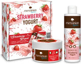 Messinian Spa Promo Strawberry Yogurt Shower Gel 250ml & Sugar Body Scrub 250ml