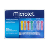 Microlet Lancets Χρωματιστές Βελόνες 200 τεμάχια