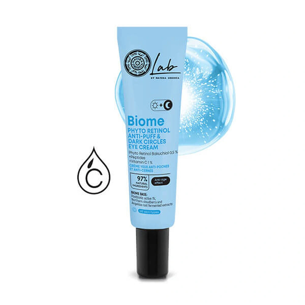 Natura Siberica Lab Biome Phyto Retinol Anti-Puff & Dark Circles Eye Cream 30ml