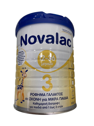 Novalac 3 Ρόφημα Γάλακτος για Μικρά Παιδιά 12-36 Μηνών 800g