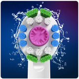 oral-b 3d white στρογγυλή κεφαλή με γυαλιστικό για λεύκανση δοντιών